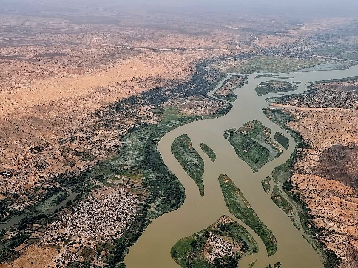 Niger's capital, Niamey, along the Niger River