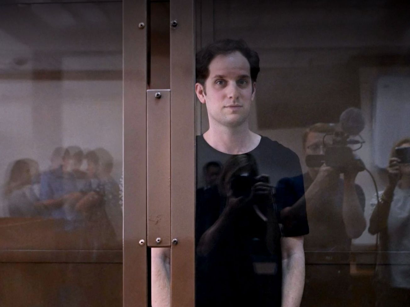 Screenshot from a WSJ video about Evan Gershkovich