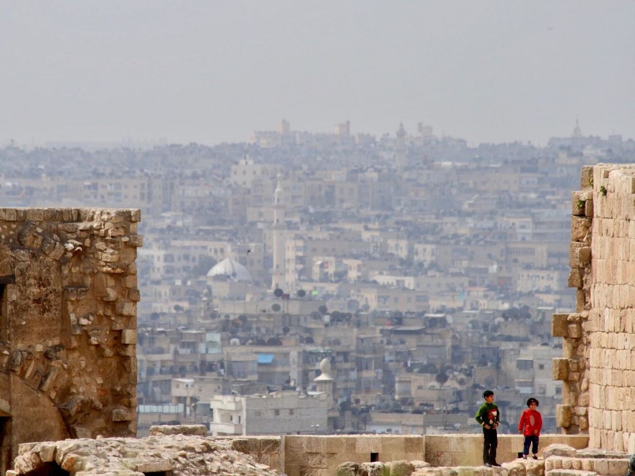 Syria's Aleppo seen from the Citadel