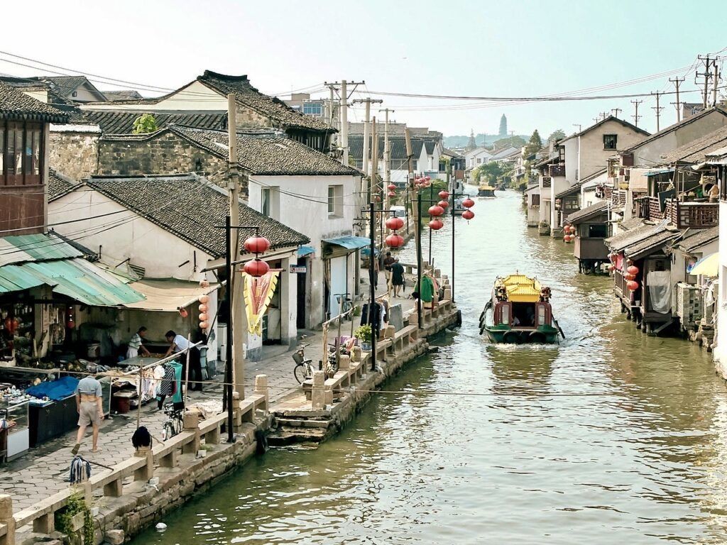 A canal in China's ancient city of Suzhou, the “Venice of the East"