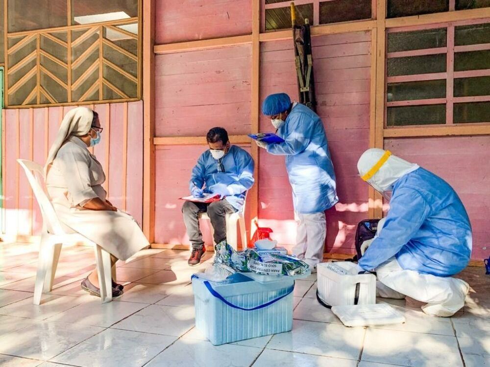 A coronavirus field investigation in Colombia near the Brazilian border