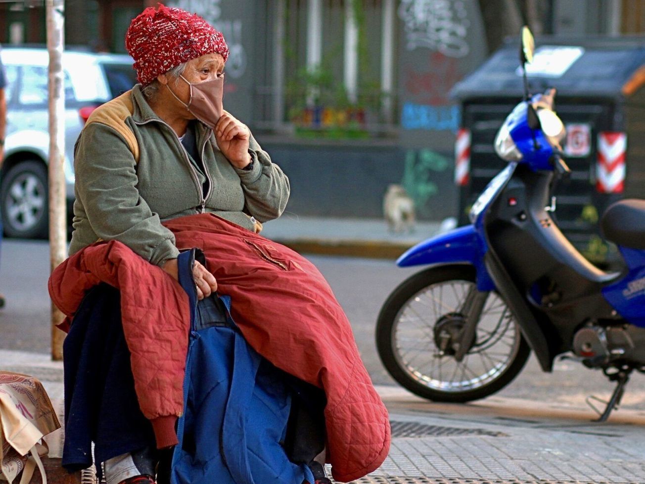 A COVID-19 street scene in Argentina, where cases have risen fast after an easing of restrictions