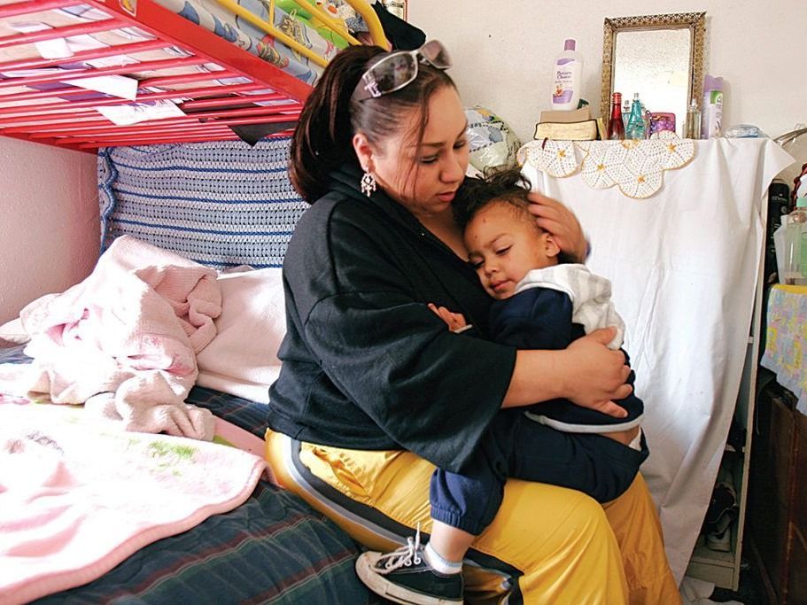 Residents at a domestic violence shelter in El Paso, Texas well before the COVID-19 crisis