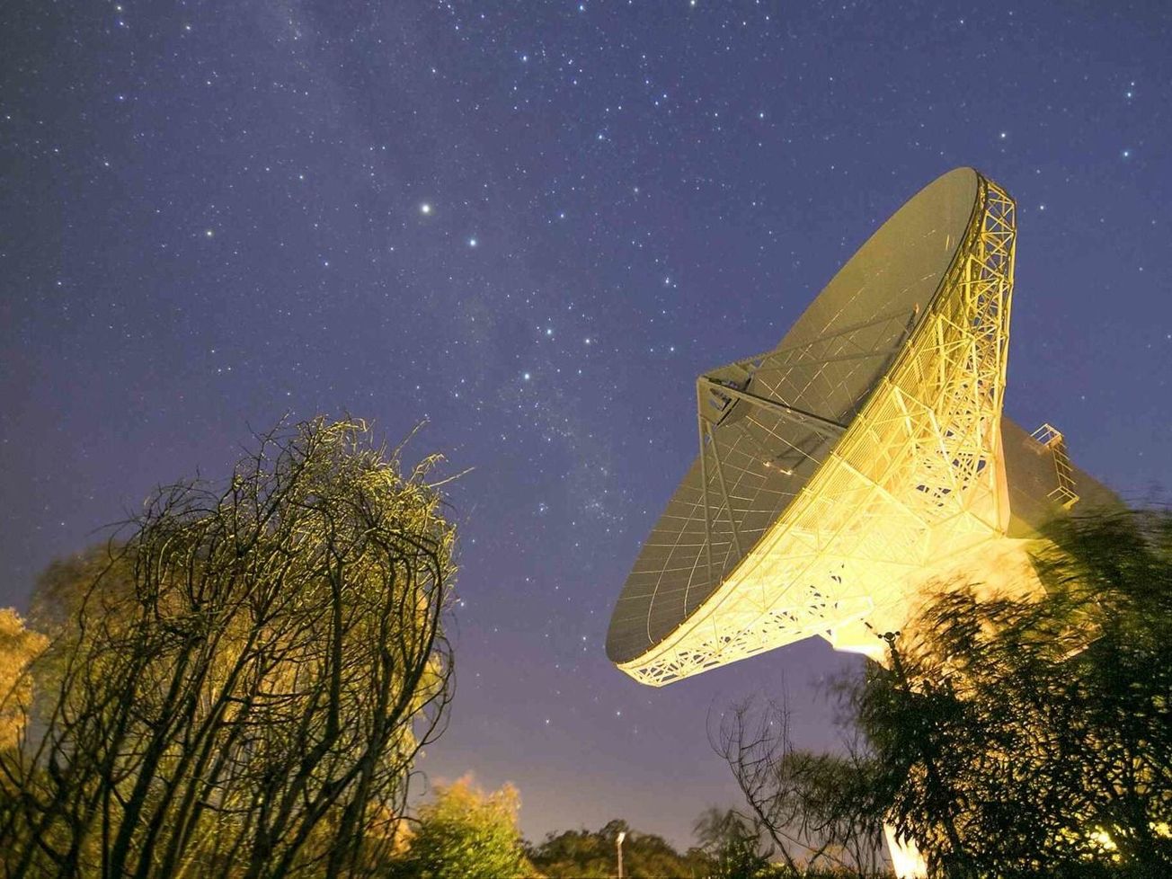 Part of European Space Agency’s deep space tracking station at New Norcia, Australia