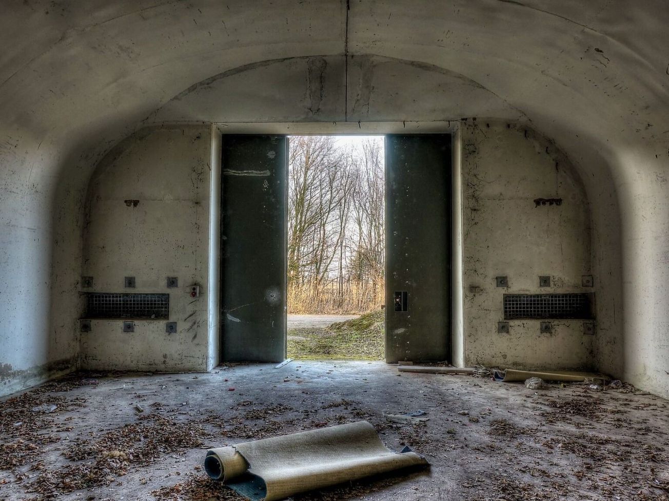 An abandoned nuclear weapons depot in northern Germany