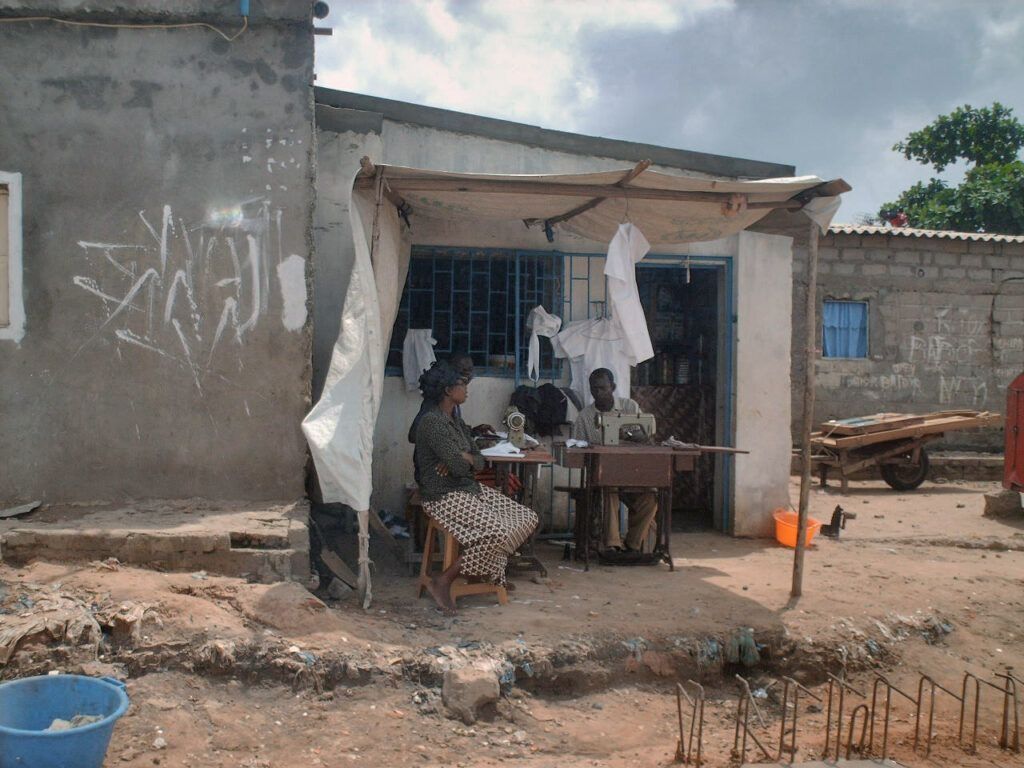 A home factory in Angola's main port and capital Luanda