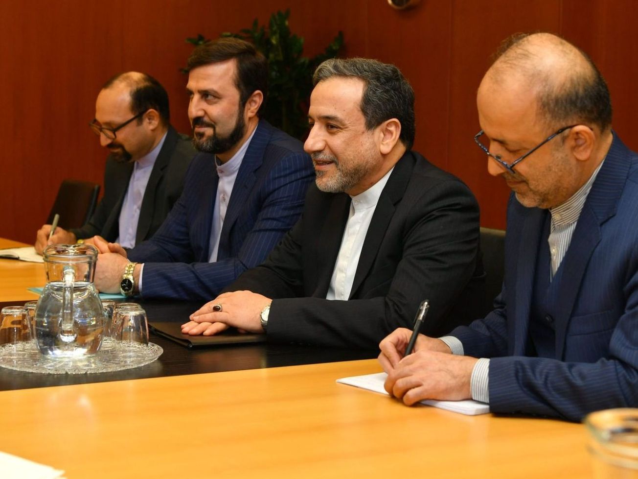 Iran's deputy foreign minister, Abbas Araghchi, at the IAEA in Vienna in January 2019