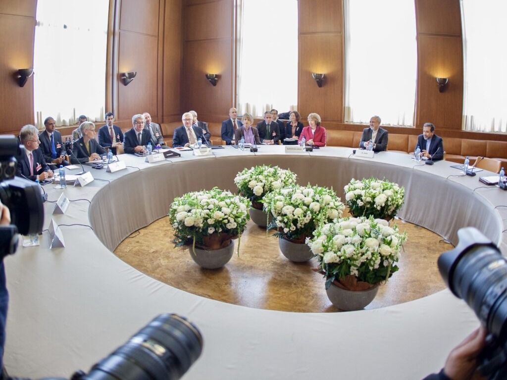 Iran nuclear deal talks in 2013 at the U.N. in Geneva