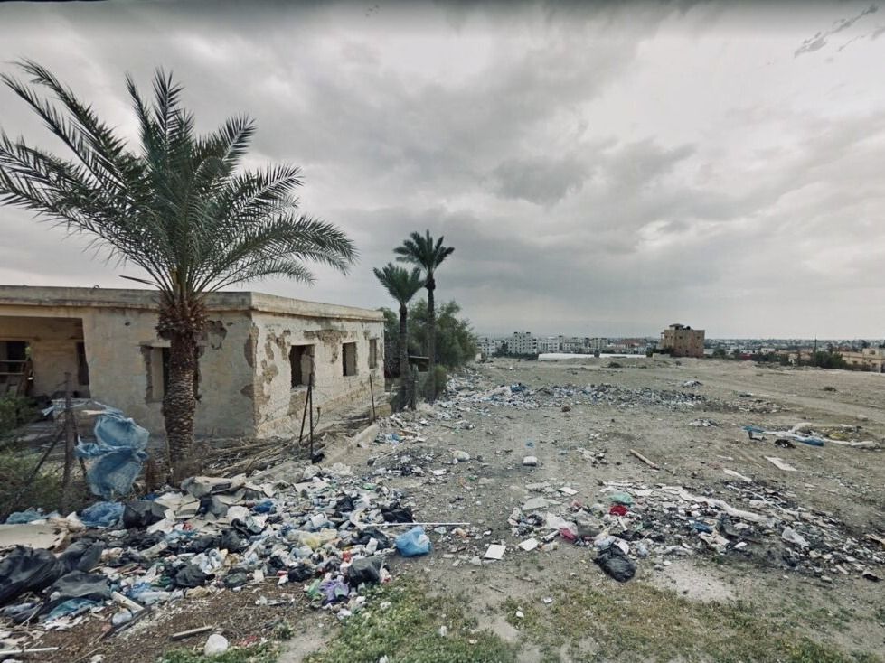 View from the Palestinian city of Jericho in the occupied West Bank