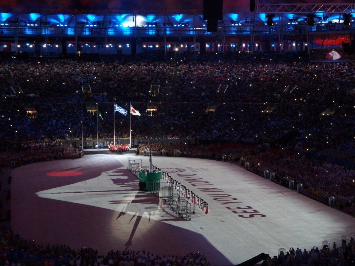 "See you in Tokyo" at the Rio 2016 Summer Games closing ceremony