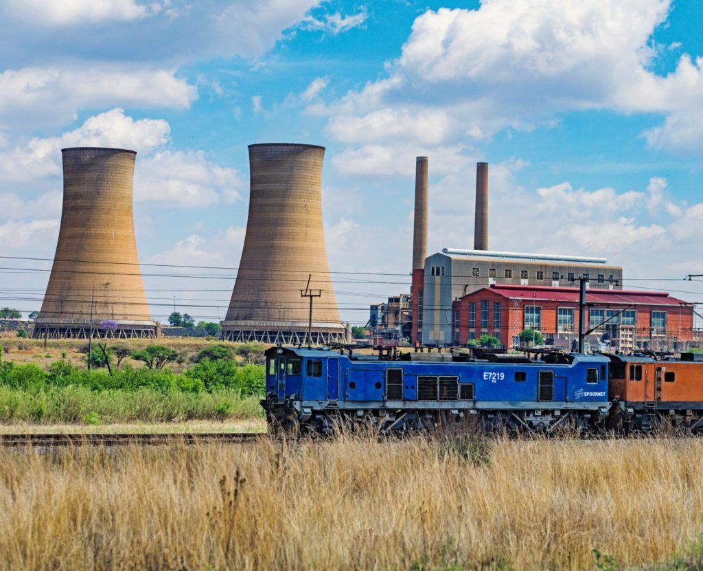 South Africa's coal-fired Rooiwal Power Station, built between 1962 and 1970