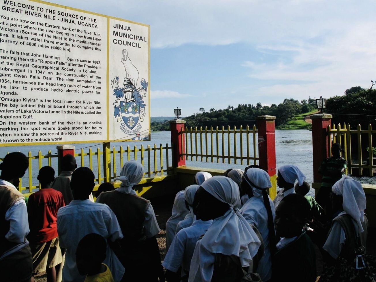 Muslim students on a field trip in Uganda