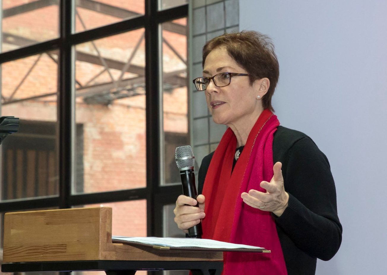 Then-U.S. ambassador to Ukraine Marie Yovanovitch