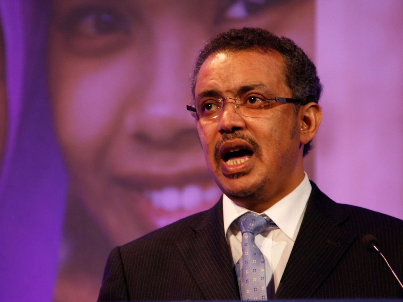 Then-Ethiopian Health Minister Tedros Adhanom Ghebreyesus speaking at the 2012 London Summit on Family Planning