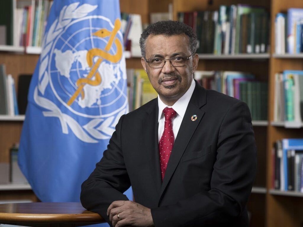 World Health Organization Director-General Tedros Adhanom Ghebreyesus