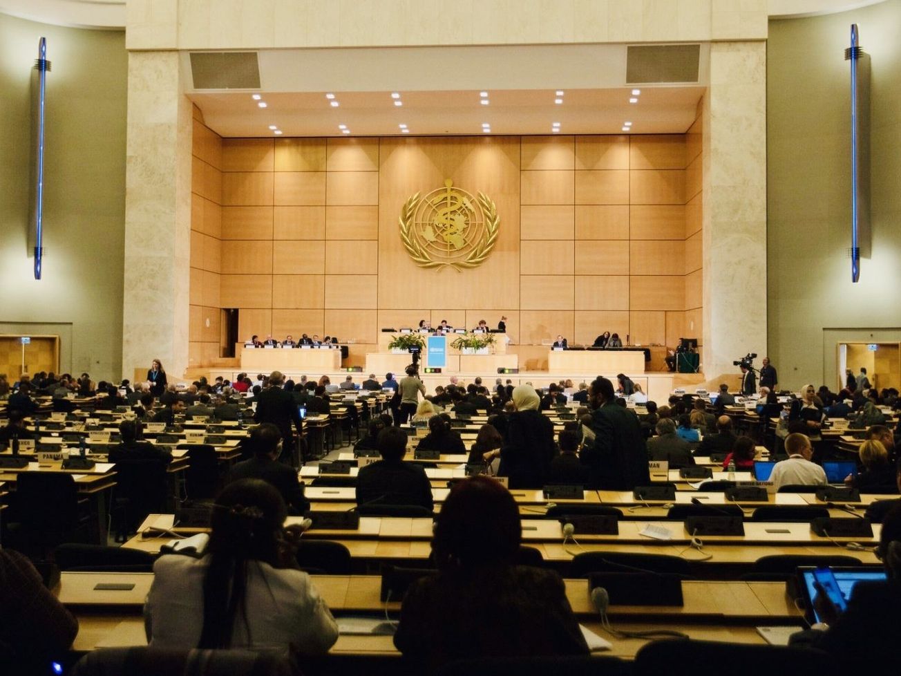 The opening of last year's World Health Assembly in pre-pandemic times