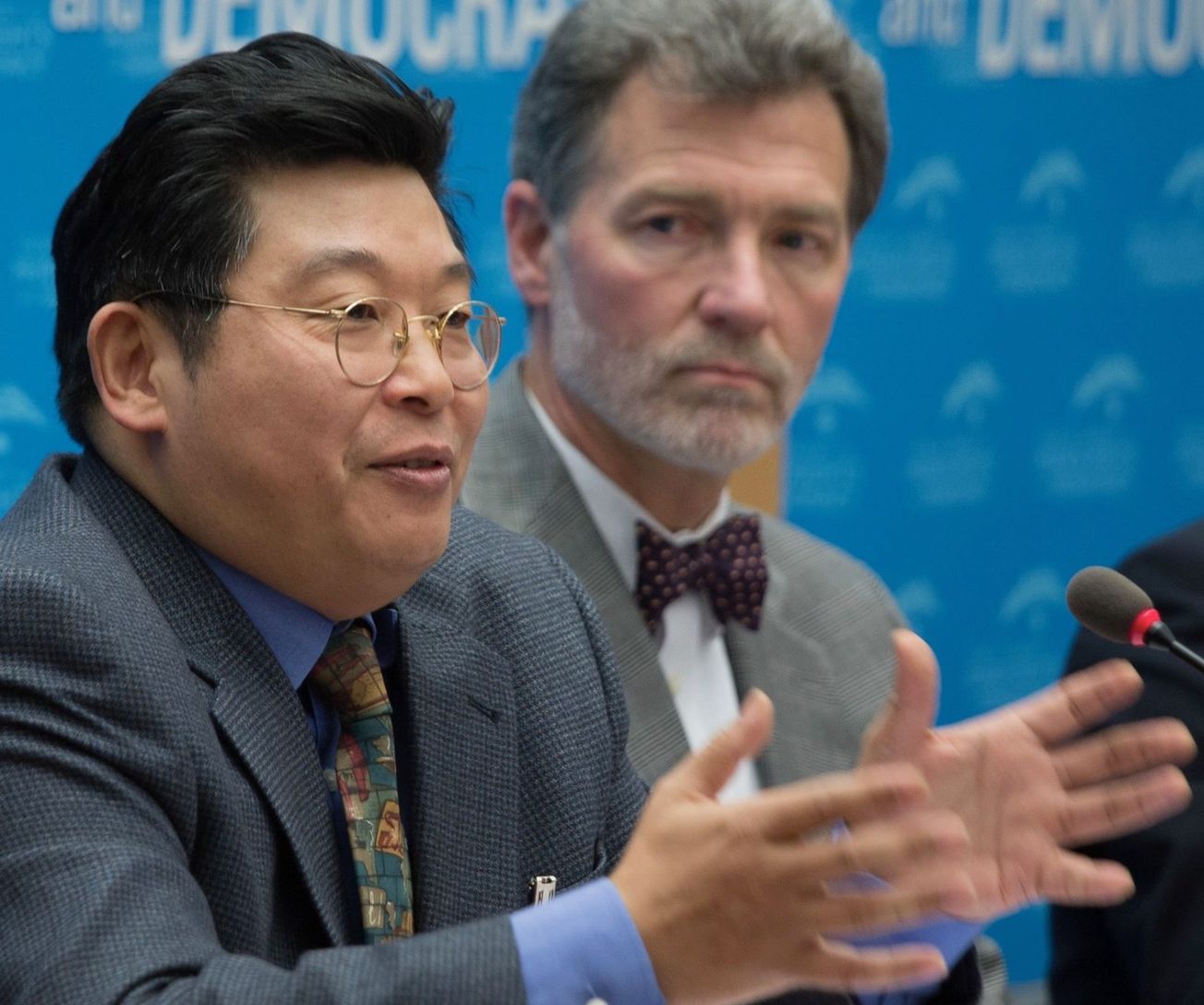 Yang Jianli, a U.S.-educated Chinese mathematician and political economist who founded Citizen Power Initiatives for China