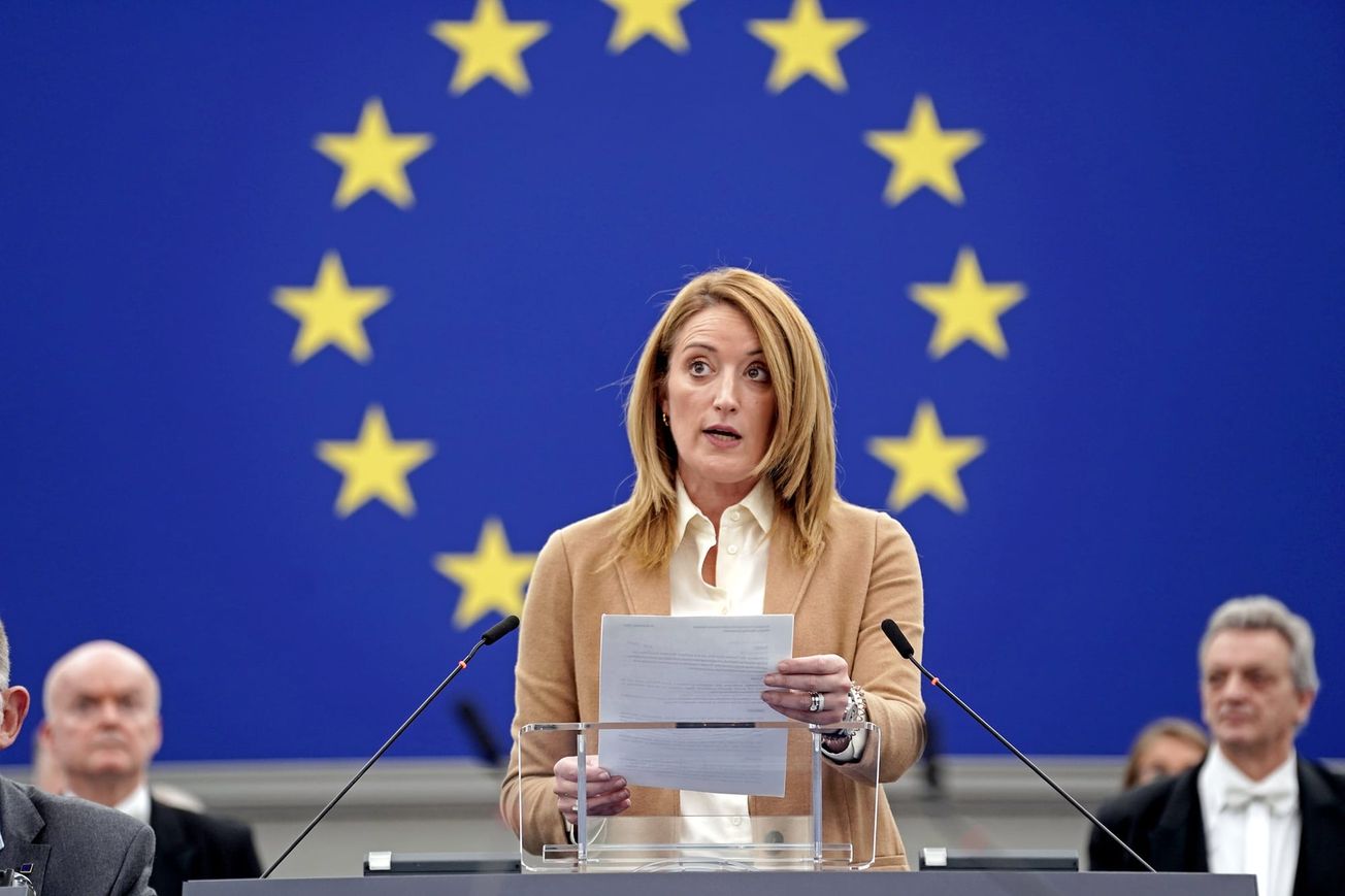 European Parliament President Roberta Metsola