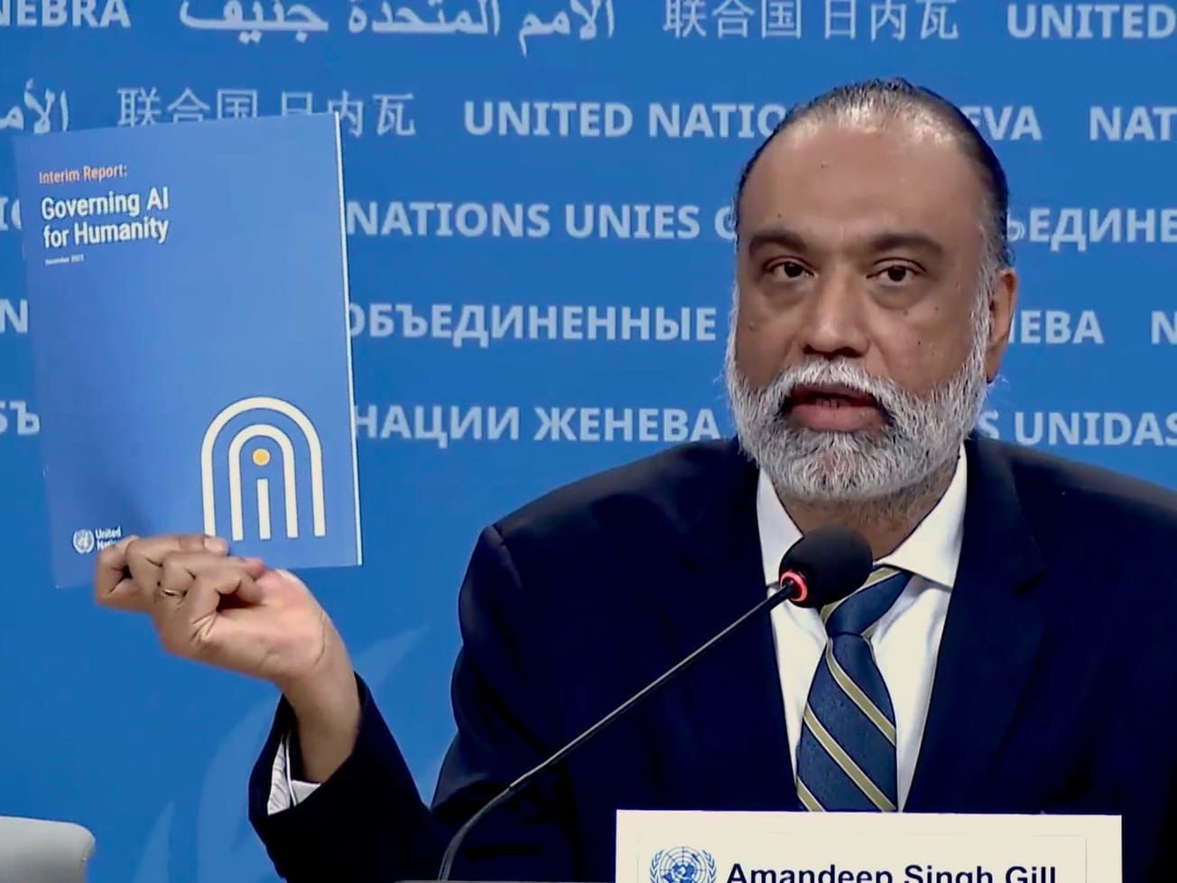 Amandeep Singh Gill, the U.N. Secretary-General's Envoy on Technology (AN/U.N. Web TV)