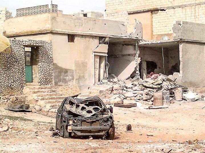 The destruction in a once-thriving farm town in Syria's Idlib province after government shelling in 2012.