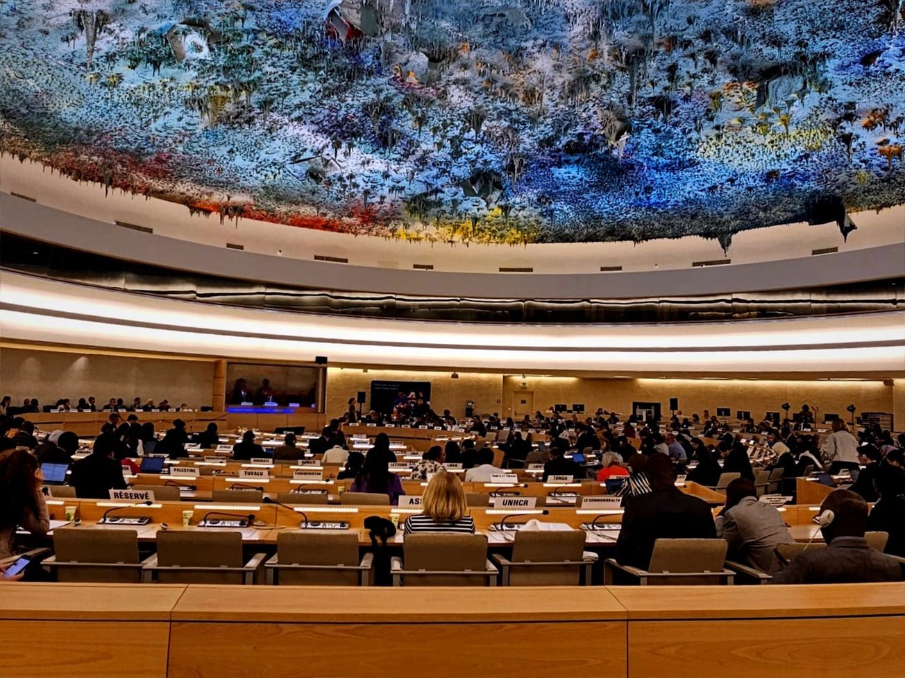Delegates attend the 77th World Health Assembly at the U.N. in Geneva