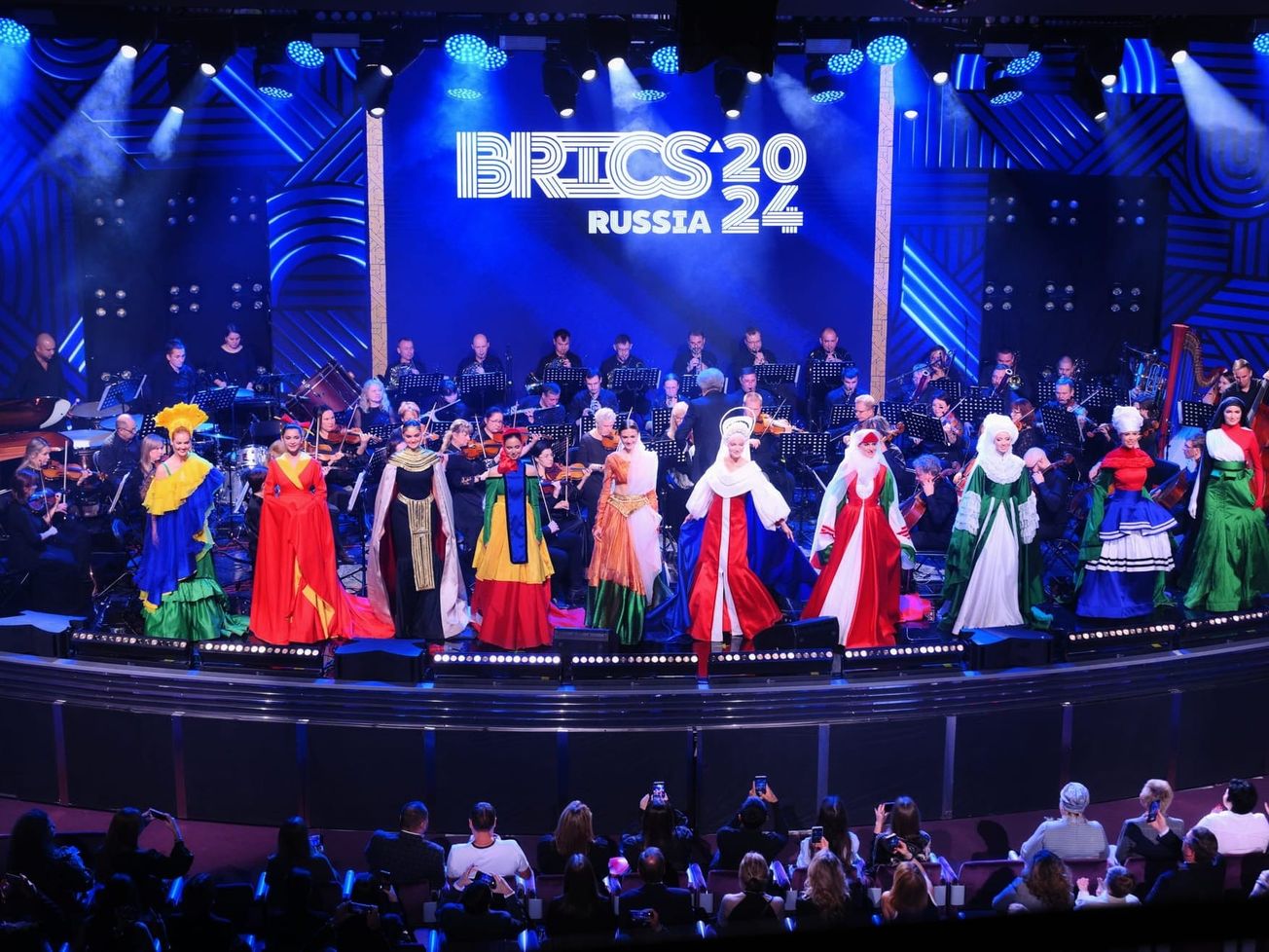 Russia defies isolation at BRICS summit joined by China and India