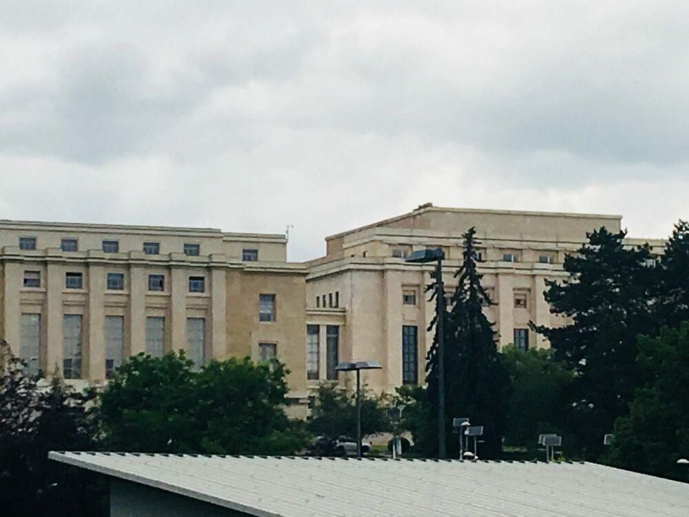 The Palais des Nations in Geneva