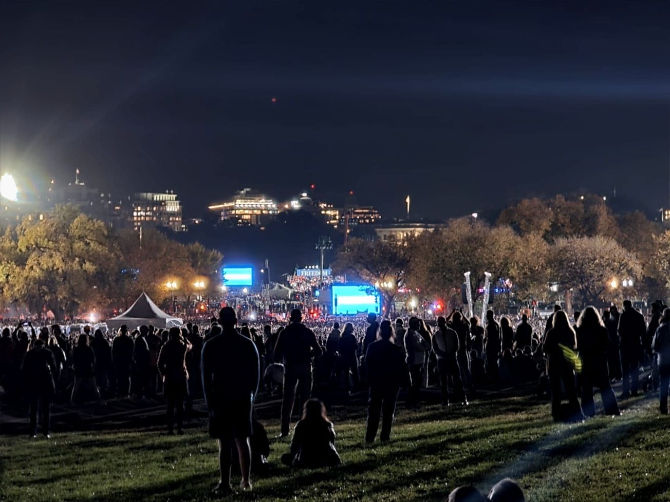 A massive rally gathers to hear U.S. Vice President Kamala Harris deliver her “closing arguments” for her campaign.