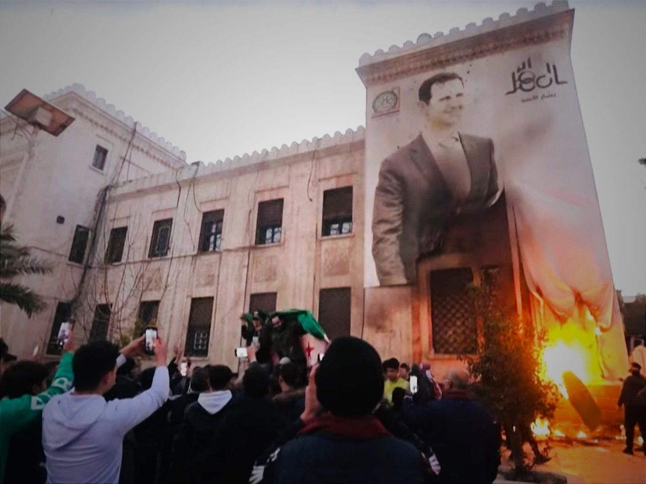 Syrian state TV declares: "The rebels have won, the Assad regime has fallen." 