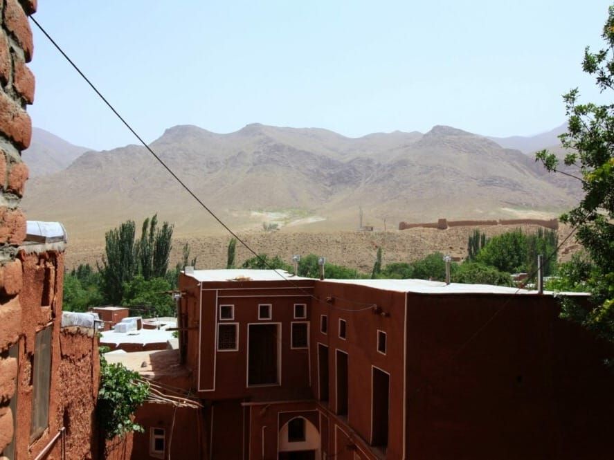 Iran's historic mountain village of Abyaneh, close to nuclear facilities.
