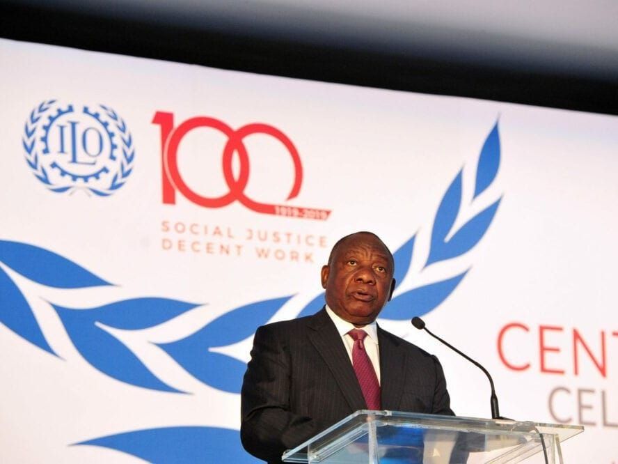 South Africa's President Cyril Ramaphosa