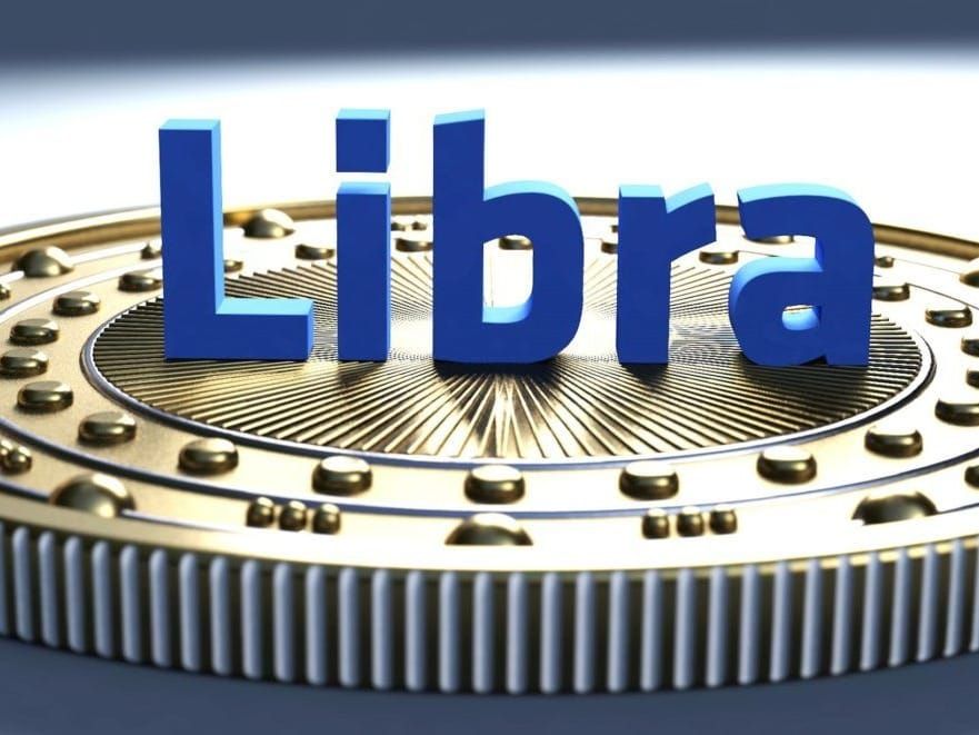 A photo illustration of Facebook’s planned Libra cryptocurrency