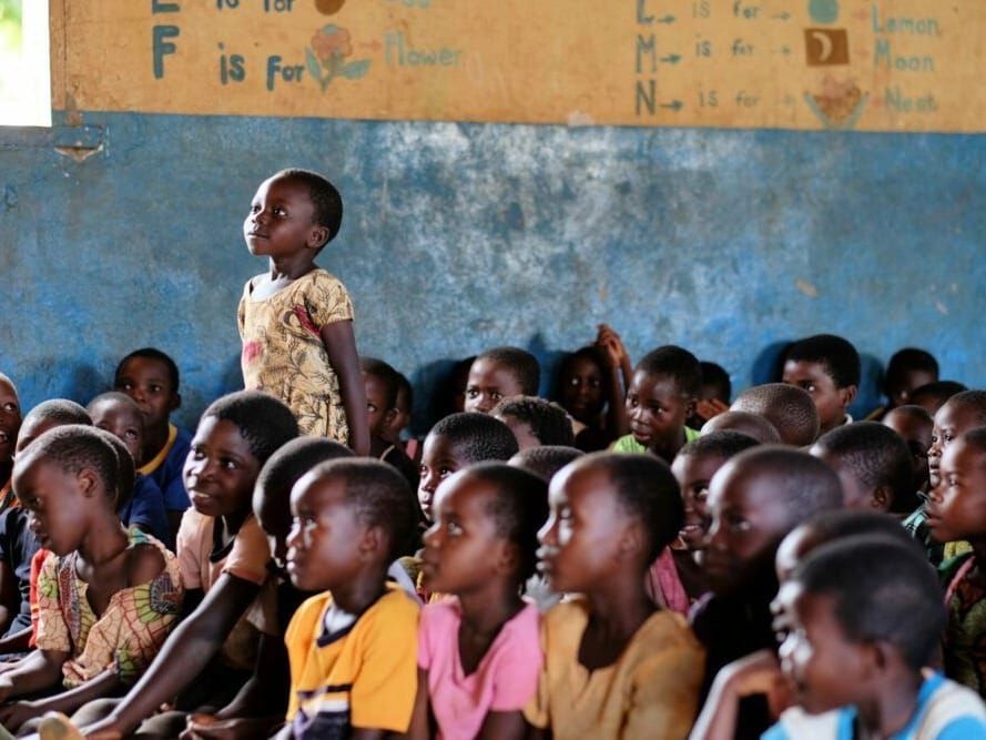 Children in Mbabzi, Malawi