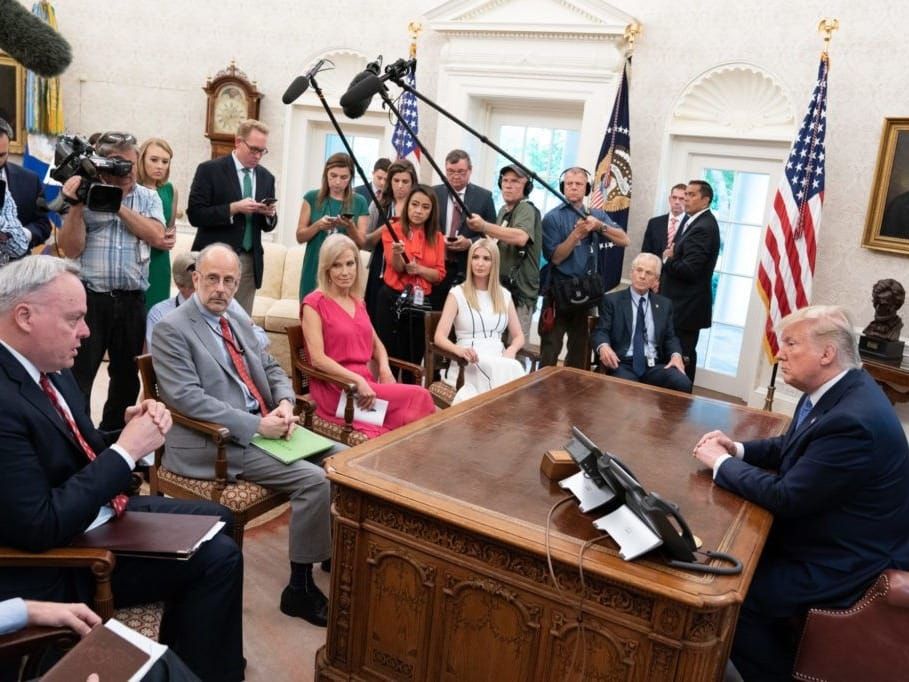 Trump trade envoy Peter Navarro at the White House