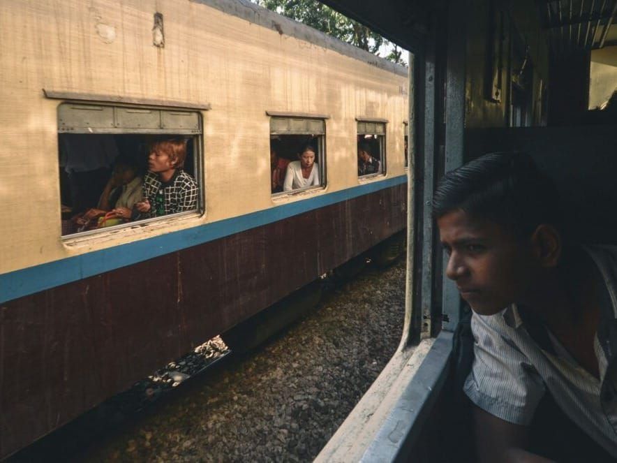 Scene in Yangon, Myanmar