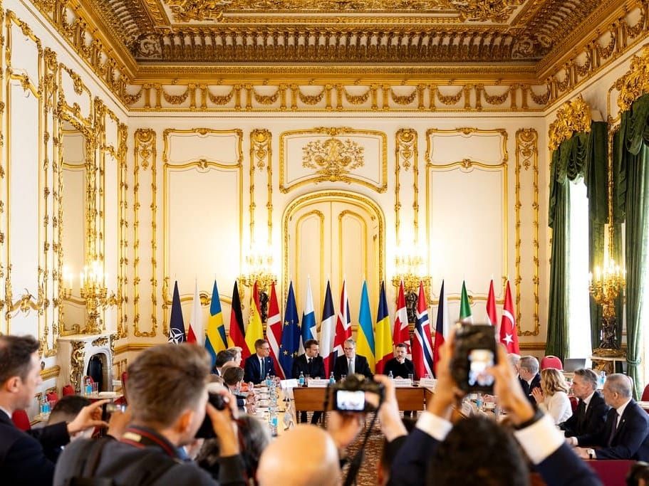 U.K. Prime Minister Keir Starmer hosts a European leaders summit supporting Ukraine.