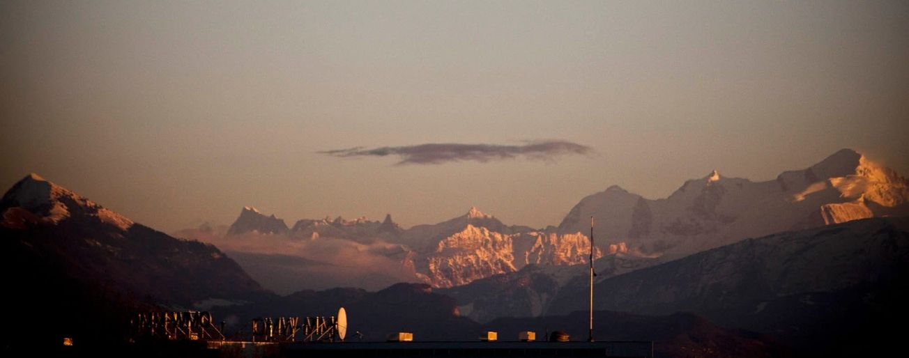 The view from our former AP office at the Palais des Nations in Geneva. 