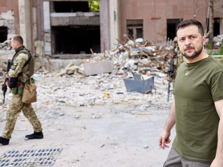 Ukraine's President Volodymyr Zelenskyy tours the Mykolaiv and Odesa regions. 