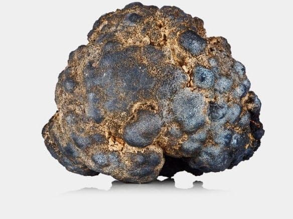 Polymetallic nodules are found on the deep ocean floor.