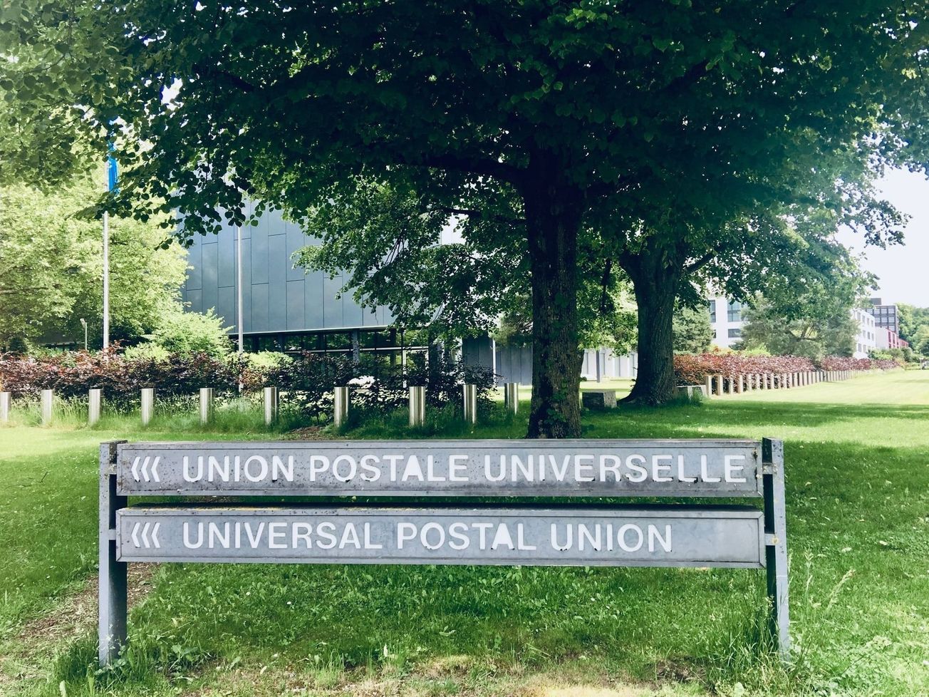 The U.N. postal agency's headquarters in the Swiss capital Bern. 