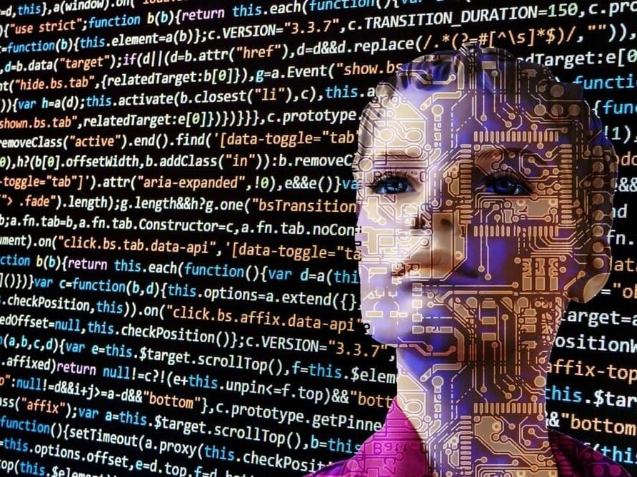 Artificial intelligence rendered through an artist's view