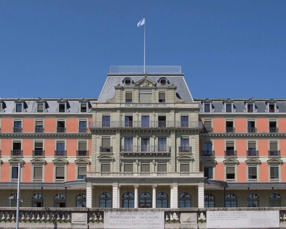 Palais Wilson in Geneva, original headquarters of the League of Nations and now home to the U.N. human rights office