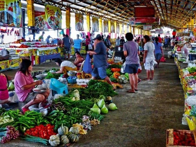 Batac City Public Market in the Philippines