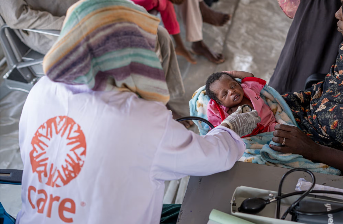 Geneva-based CARE International provides lifesaving health and nutrition support to displaced children and women in Sudan.