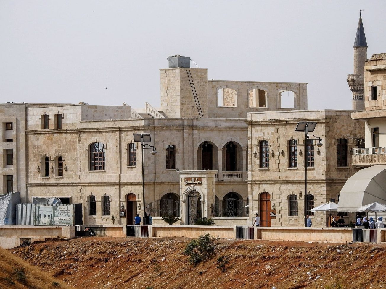 A Syrian school near the Citadel of Aleppo