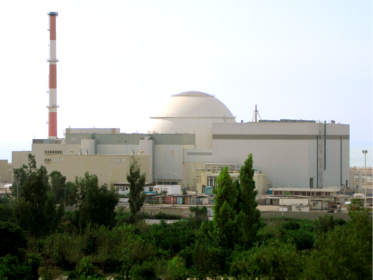 Iran's only operational nuclear power plant at its southern city of Bushehr along the Persian Gulf.