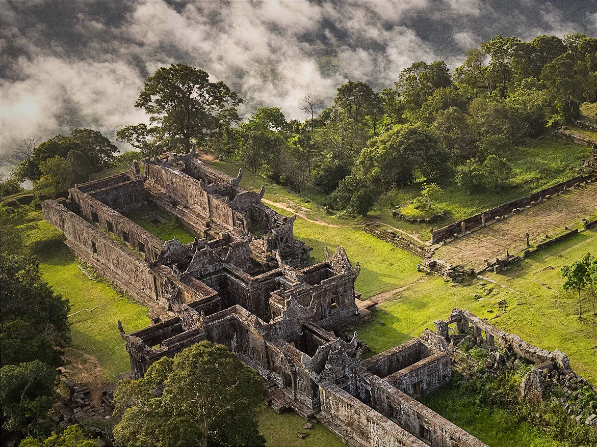 Preah Vihear Temple, a Hindu temple dedicated to Shiva, is a UNESCO World Heritage Site. 