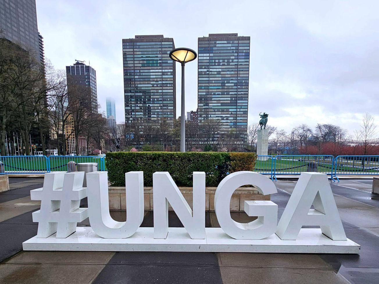 Peace and security top the long list of concerns for the U.N. General Assembly. 