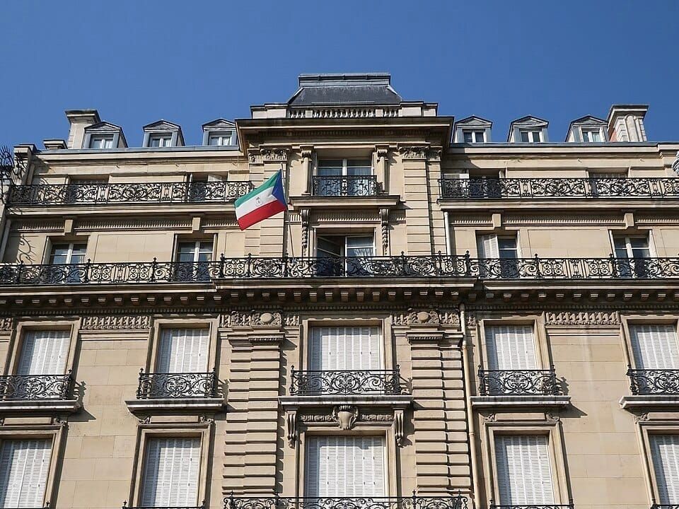 French authorities had seized the building located at 42 avenue Foch in Paris.