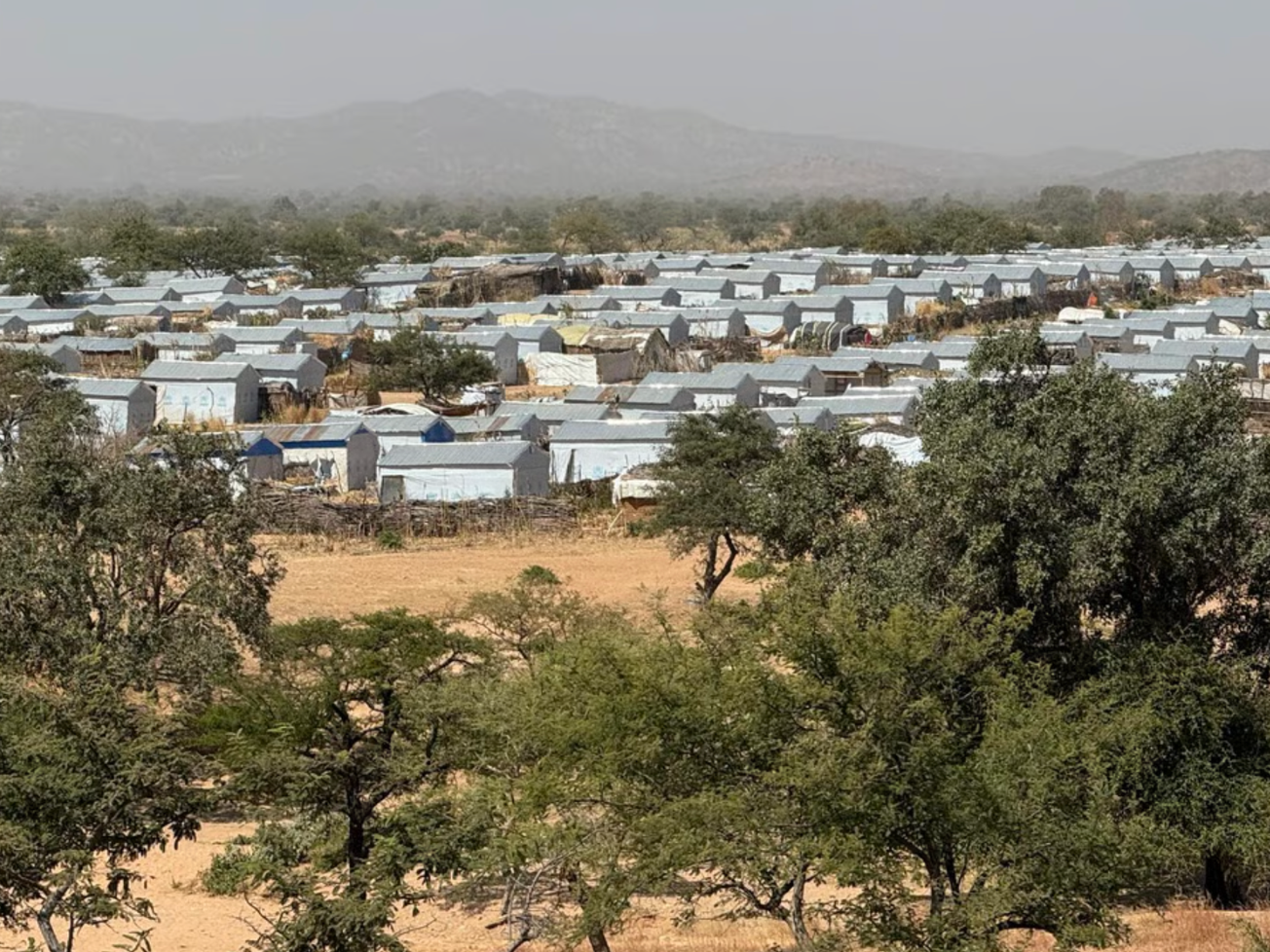 Metche Camp in Chad shelters Sudanese refugees fleeing Darfur.